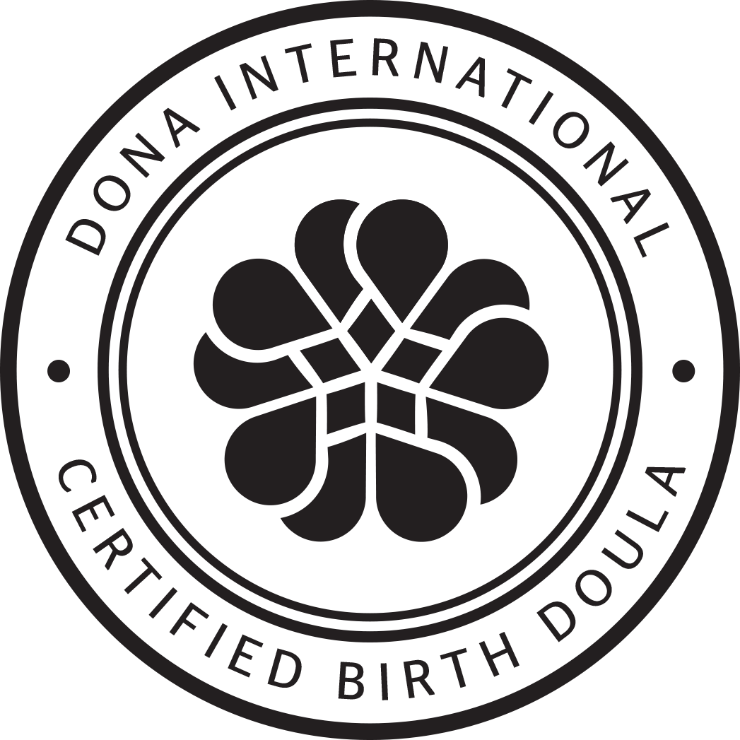 Certified Birth Doula Circle Black 300dpi